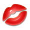 Kiss Mark emoji on LG
